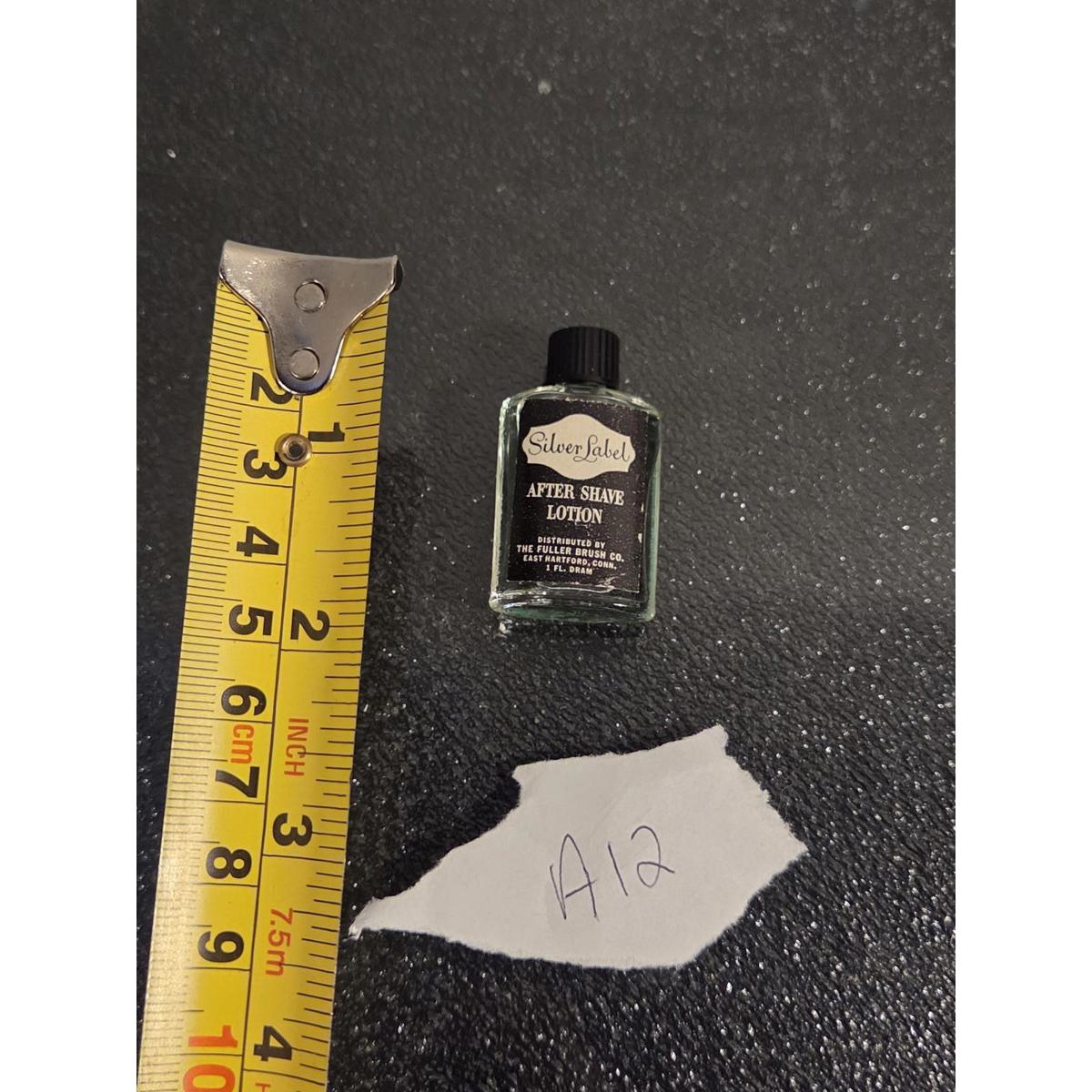 Silver Label After Shave Lotion  Sample  Vintage